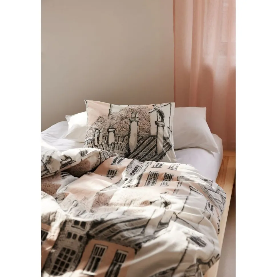 Sivuverho Vallila Formula 140x250cm roosa
