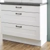 Sokkeli Ideal Keittiöt 2350x149x16mm melamiini valkoinen