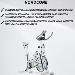 Spinningpyörä Nordcore Core 1300, valkoinen