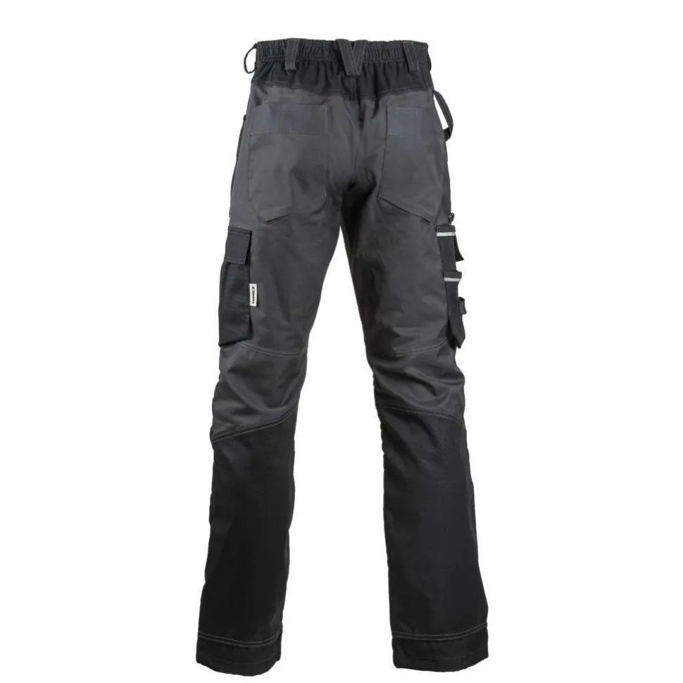 Stretch-housut Dimex 60602 musta/harmaa