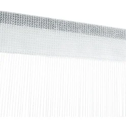 String-verhot 2 kpl 100x250 cm valkoinen