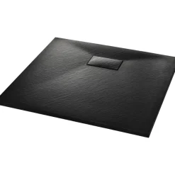Suihkualusta 90x80 cm SMC musta