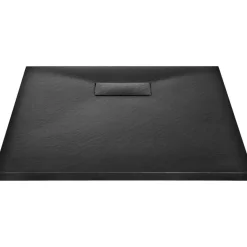 Suihkualusta 90x70 cm SMC musta