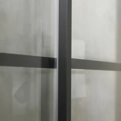 Suihkukaappi Bathlife Betrakta 900x900 mm suora musta kehys