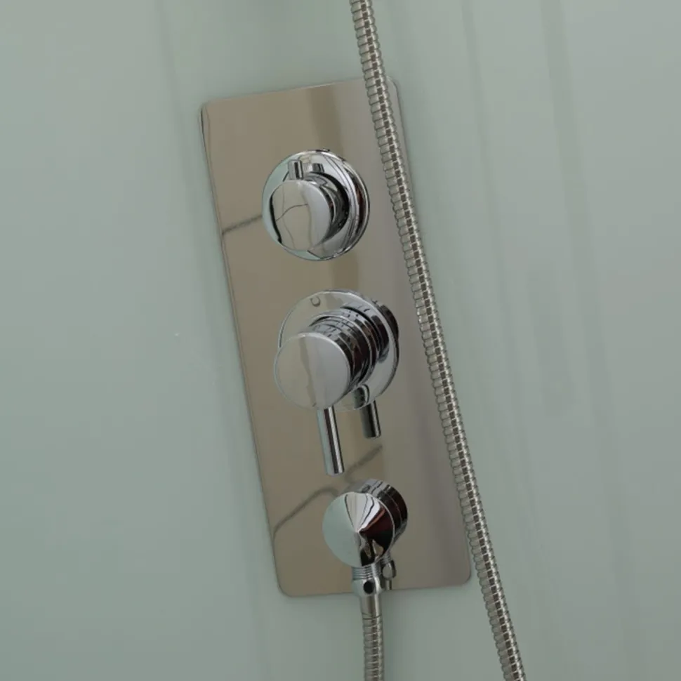 Suihkukaappi Bathlife Kyffe eri kokoja musta
