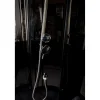 Suihkukaappi Harma Malta 850x850 mm musta kirkas lasi