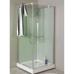 Suihkukaappi Noro Ocean 79C 700x900 mm valkoinen lasi