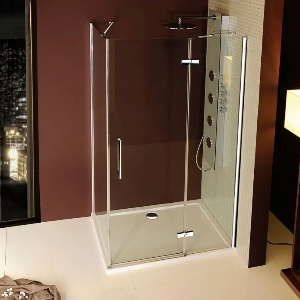 Suihkunurkan allas Interia Karia kivimassa 1200x700x40 mm oikea