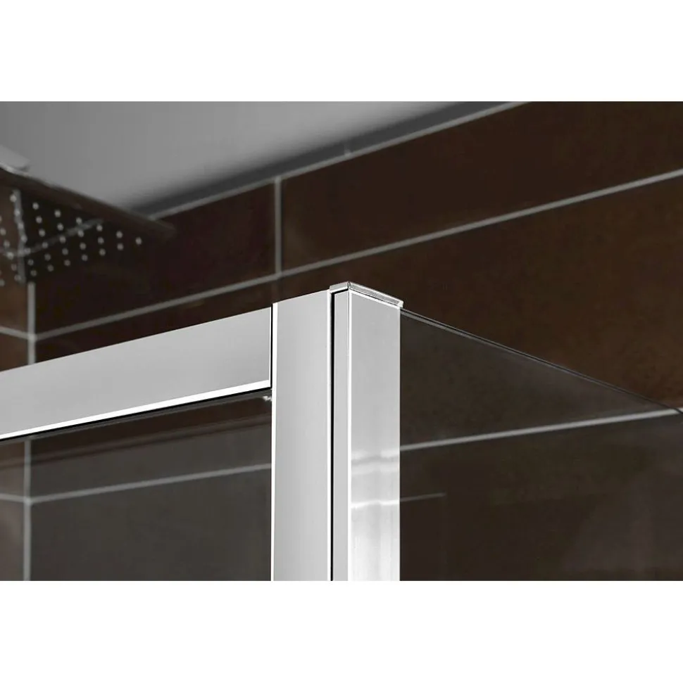 Suihkuovi Interia Deep, 1200x1650 mm, kirkas lasi