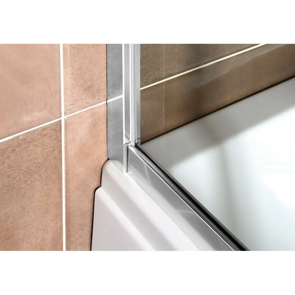 Suihkuovi Interia Deep, 1200x1650 mm, kirkas lasi
