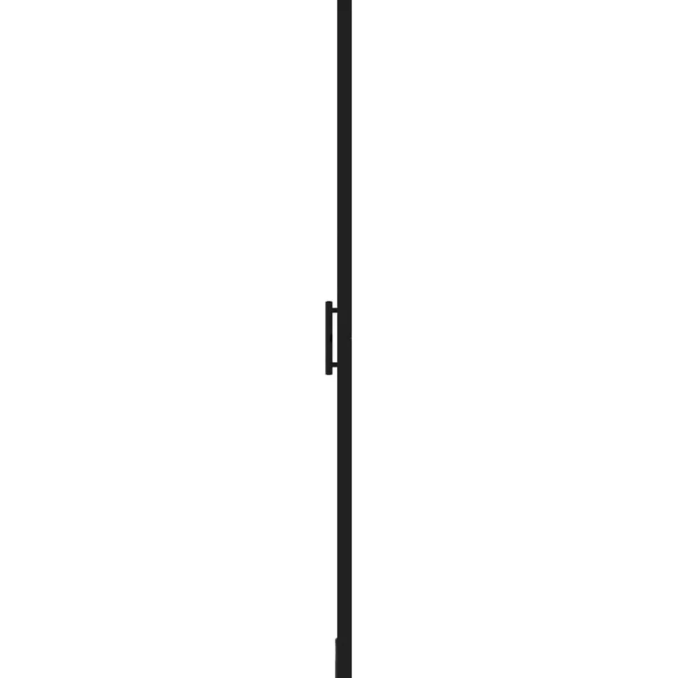 Suihkuovi karkaistu lasi 91x195 cm musta