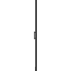 Suihkuovi karkaistu lasi 81x195cm musta
