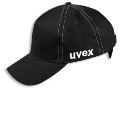 Suojalippalakki Uvex U-Cap Sport, pitkä lippa, musta, 60–63 cm