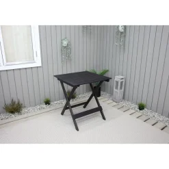 Taitettava puutarhapöytä Baltic Garden Wilma 65x65cm er värejä