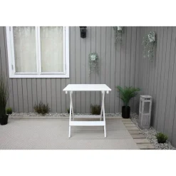 Taitettava puutarhapöytä Baltic Garden Wilma 65x65cm er värejä