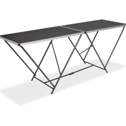 Taittuva tapetointipöytä mdf ja alumiini 200x60x78 cm