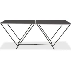 Taittuva tapetointipöytä mdf ja alumiini 200x60x78 cm