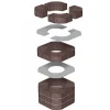 Takkasydämen lämpömakasiini Romotop Heat Top Set 5 KV 03
