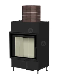 Takkasydämen lämpömakasiini Romotop Heat Top Set 5 KV 03