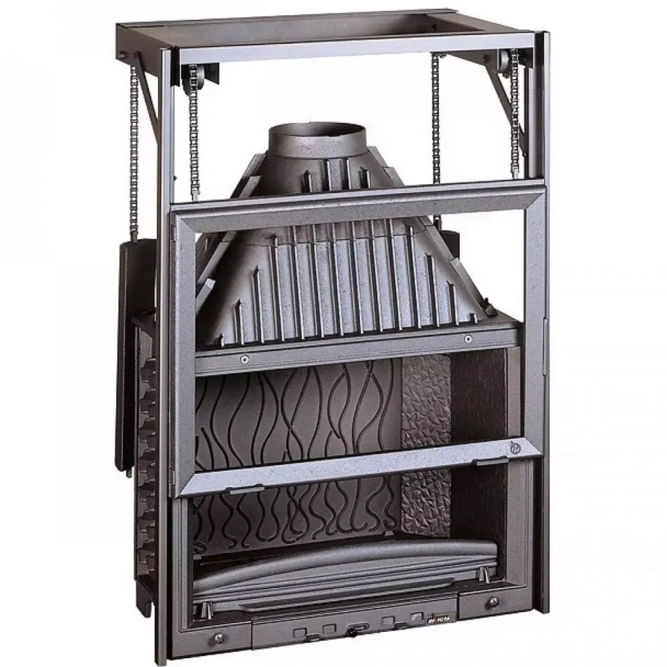 Takkasydän 800 Grande Vision, ylös avautuva luukku, 14 kW, 198 kg