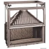 Takkasydän 1100 Grande Vision, ylös avautuva luukku, 18 kW, harmaa/malmi, 265 kg