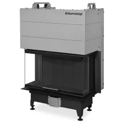 Takkasydän Romotop Heat C 3G L 80.52.31.26, 9,9 kW, musta