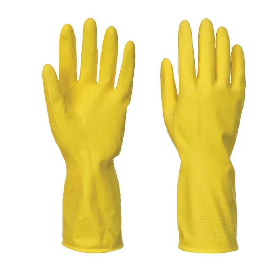 Talouslateksihansikkaat Portwest A800 Aqua 240 kpl/pkt keltainen