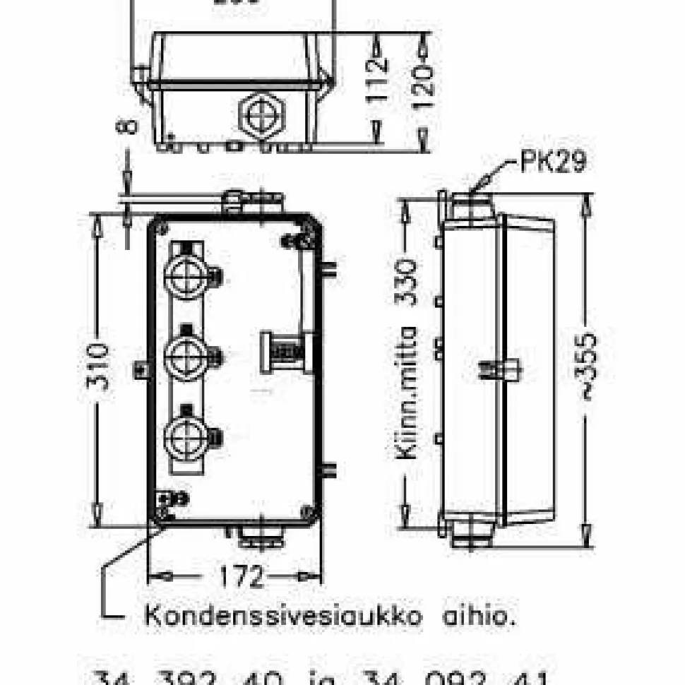 Talovarokekotelo TAV 325CU IP67 Selcast