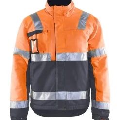 Talvitakki Blåkläder 4862 Highvis huomio-oranssi/harmaa