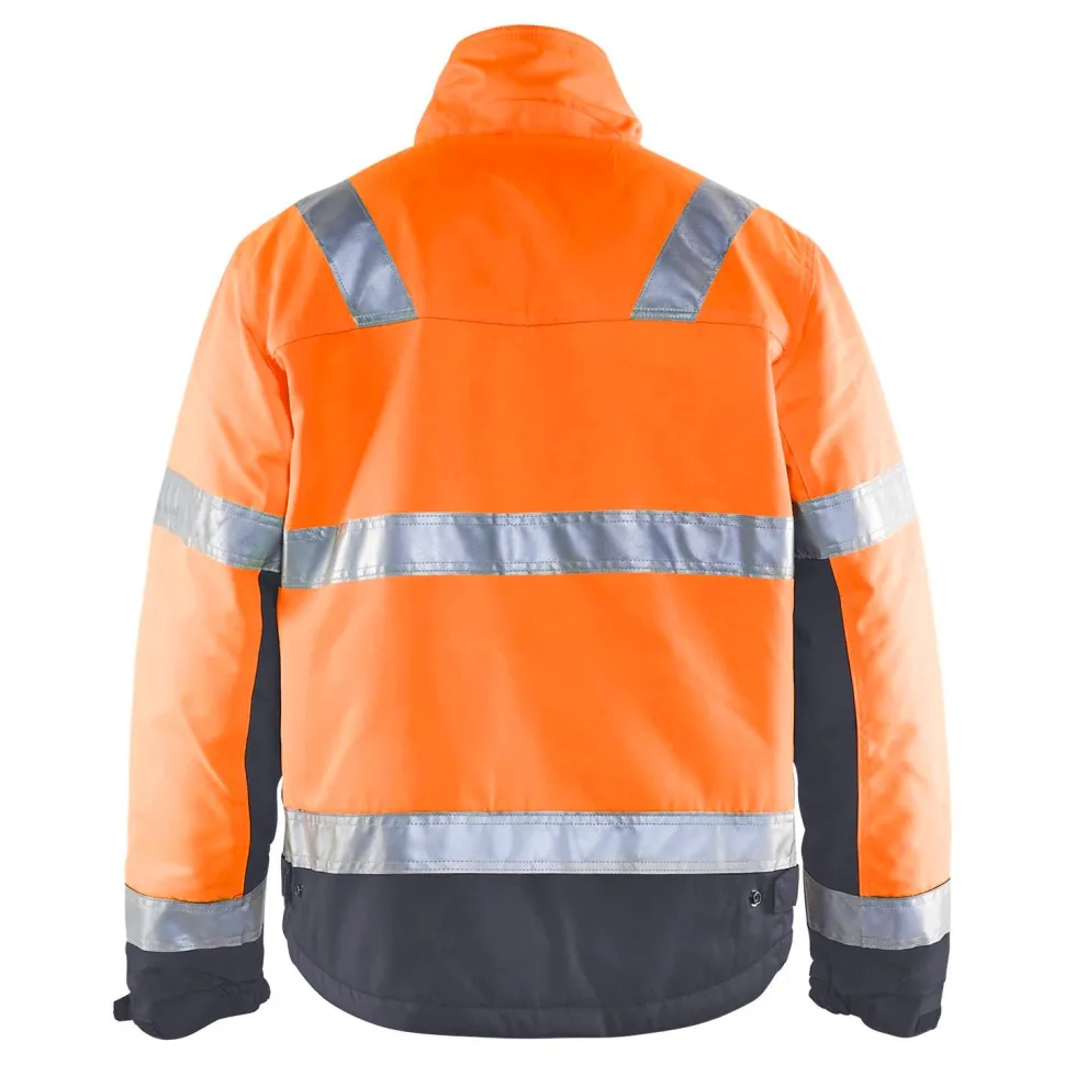 Talvitakki Blåkläder 4862 Highvis huomio-oranssi/harmaa