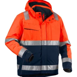 Talvitakki Blåkläder Highvis 4870 oranssi/mariininsininen