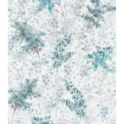 Tapetti Flora kukkakuvio, vinyylipinta, romanttinen, eri värejä