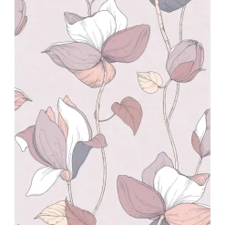 Tapetti Flora Lily, vinyylipinta, eri värejä