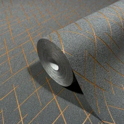 Tapetti Marburg Kylie, vinyylipinta, kiiltävä, viivat, graafinen/geometrinen, moderni