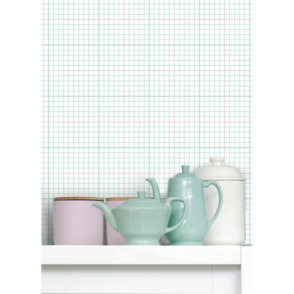 Tapetti Mini Moderns Homework, paperi, ruutu