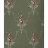Tapetti Sandudd Isoäidin aikaan 4833-3, non-woven, maalaisromanttinen, vihreä/ruskea