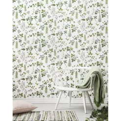 Tapetti Sandudd Metsäpolku 5259-3, 0,53x11,2m, non-woven, romanttinen, vihreä