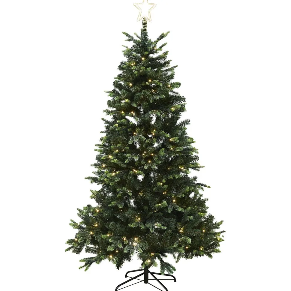 Tekojoulukuusi Nordic Winter Lifa 150cm PE/PVC valoilla ja latvatähdellä