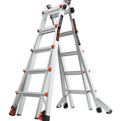 Teleskooppitikkaat Tikli 41LG102 5/9-askelmaa 5,7 m/1,69-2,89 m