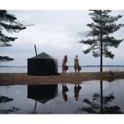 Telttasauna Savotta Hiisi 4 + kamiina ja kiviritilä