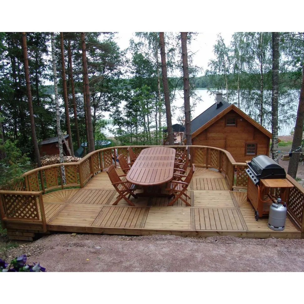 Terassielementti kehikko ja laatta 980x980x140mm OUTLET vihreä