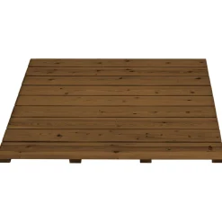 Terassielementti Laatta T02R 900x900 mm 4 tukirimaa ruskea