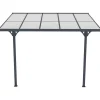 Terassikatos Fornorth 313x254x220-260cm harmaa