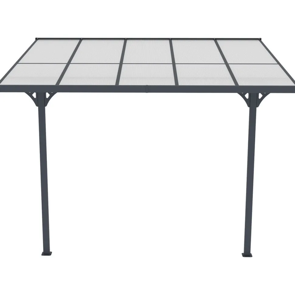 Terassikatos Fornorth 313x254x220-260cm harmaa