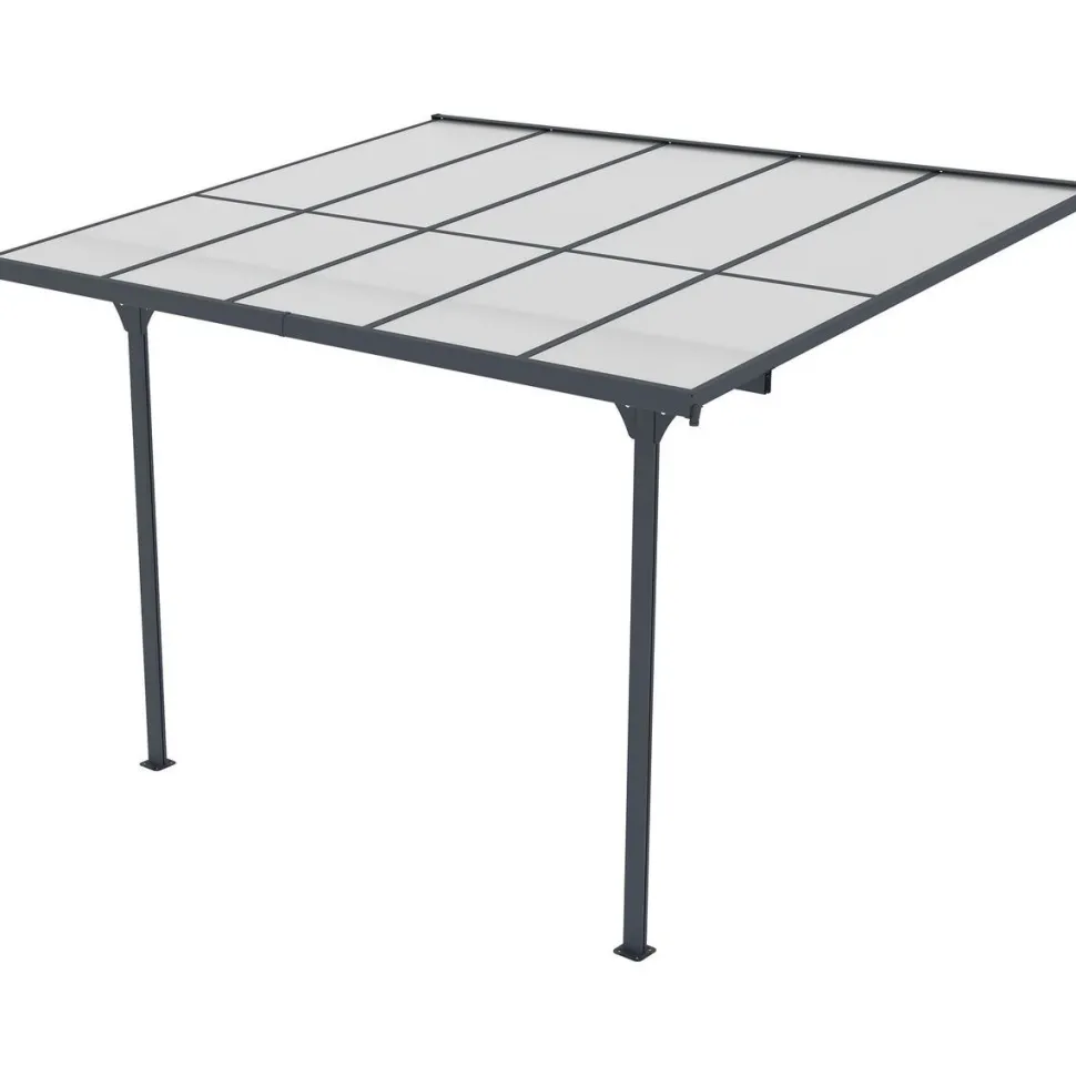 Terassikatos Fornorth 313x254x220-260cm harmaa