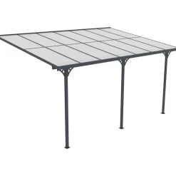 Terassikatos Fornorth, 435x300x225-270 cm, harmaa