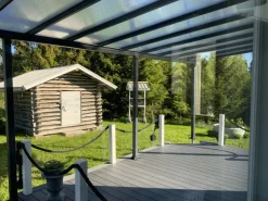 Terassikatos Palram-Canopia Olympia 3x5,46 m harmaa/kirkas
