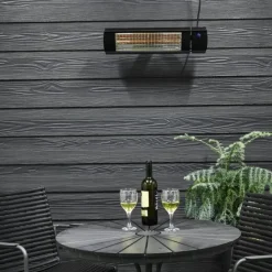 Terassilämmitin HEAT1 Eco High-line 660-2000W kaukosäädin eri värejä