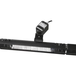 Terassilämmitin HEAT1 ECO Plus-line, 2000W, oskilloiva, musta