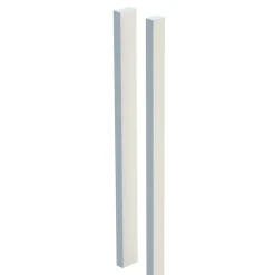 Terassin aitatolppa Palmako 45x70x1200 mm valkoinen 5 kpl/pkt